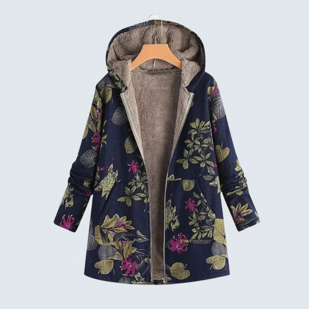 Aisling — Floral Fleece Jacket