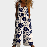 Neasa — Flowing Printed Jumpsuit