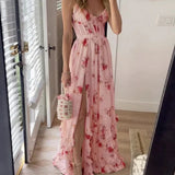 Kathleen — Floral Pattern Midi Dress