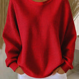 Líadan — Timeless Waffle-Knit Jumper