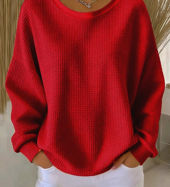 Líadan — Timeless Waffle-Knit Jumper