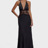 Eleanor — Lace and Satin Dress
