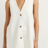 Bernadette — Sleeveless Set with Buttons