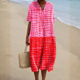 Yvonne — Striking Checked Dress