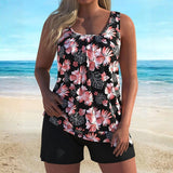 Monica — Floral Print Tankini Set