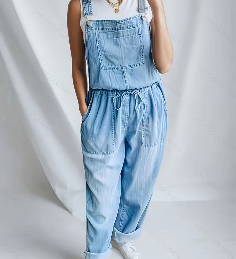 Emma — Relaxed Denim Jumpsuit