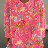 Diane — Tropical Garden Blouse
