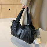 Claire — Dual Zipper Large Capacity Shoulder Bag