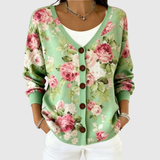Pauline — Comfortable Knitted Cardigan with Buttons