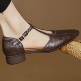 Aoife — Leather Mary Janes
