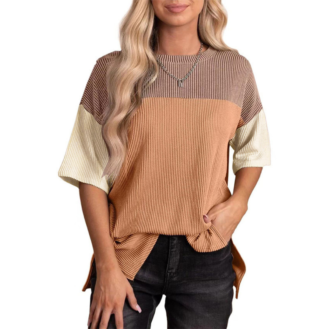 Maura — Casual Loose Fit Striped Summer Top