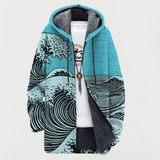 Josephine — Coat with Wave Pattern