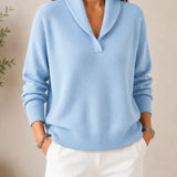 Treasa — Cosy V-Neck Jumper