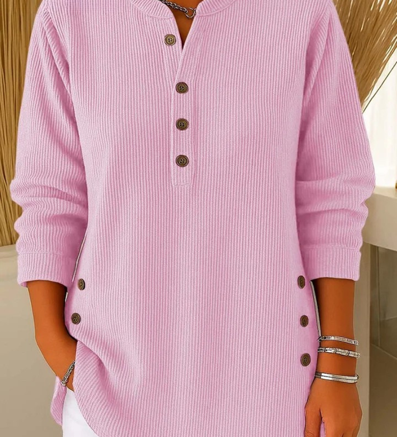Clíodhna — Button-Up Henley Tunic