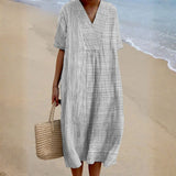 Pauline — Relaxed Striped Dress