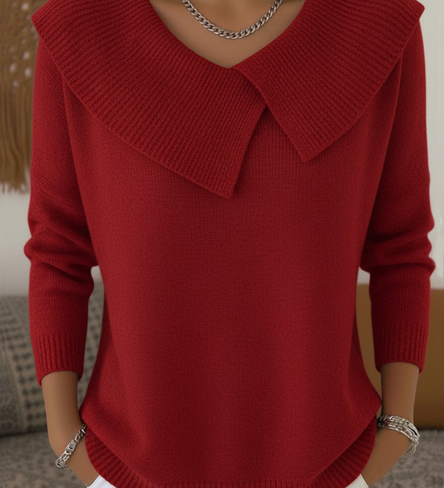 Aoibheann — Jumper with Plush Collar