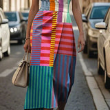 Dervla — Sleeveless Printed Dress