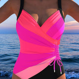 Tara — Elegant swimsuit with colourful print