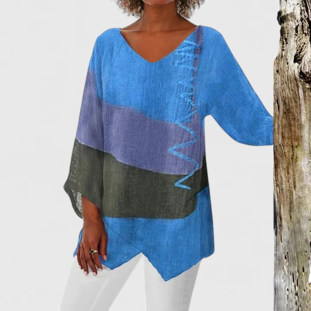 Amelia — Sophisticated V-Neck Tunic