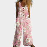 Bridget — Flowing Printed Jumpsuit