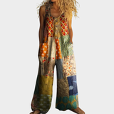 Nollaig — Flowing Printed Jumpsuit