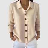 Linda — Soft Button-Up Knitted Cardigan