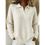 Ríona — Cosy Polo-Collar Jumper
