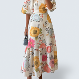 Órlaith — Floral Midi Dress