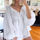 Úna — Set with Ruffles and Shorts