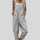 Maeve — Dungarees Light Grey with Used Look