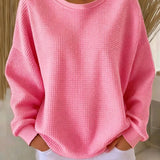 Líadan — Timeless Waffle-Knit Jumper