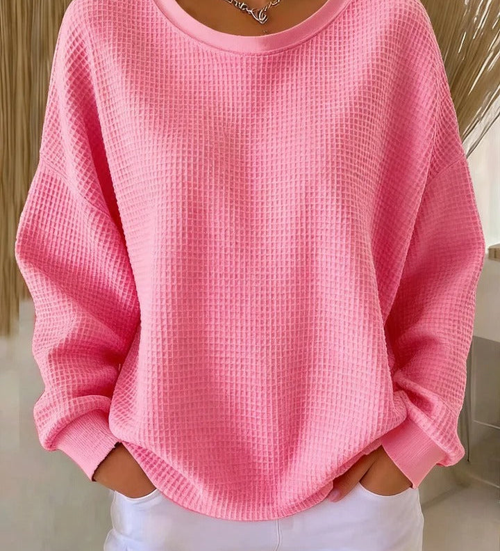 Líadan — Timeless Waffle-Knit Jumper