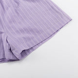 Lily — Airy Set of Button-Up Blouse and Shorts