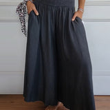 Aoife — Trousers with Elastic Waistband