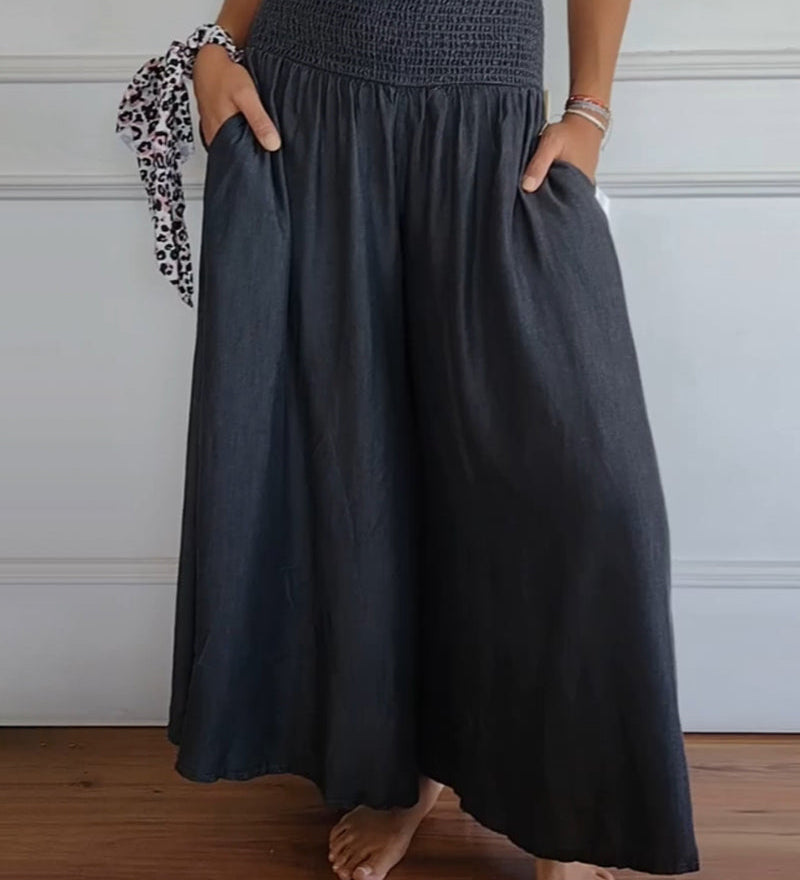 Aoife — Trousers with Elastic Waistband