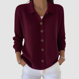 Linda — Soft Button-Up Knitted Cardigan