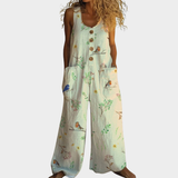 Patricia — Flowing Printed Jumpsuit