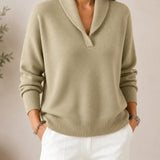 Treasa — Cosy V-Neck Jumper