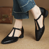 Aoife — Leather Mary Janes