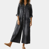 Clodagh — Denim Cotton Jumpsuit