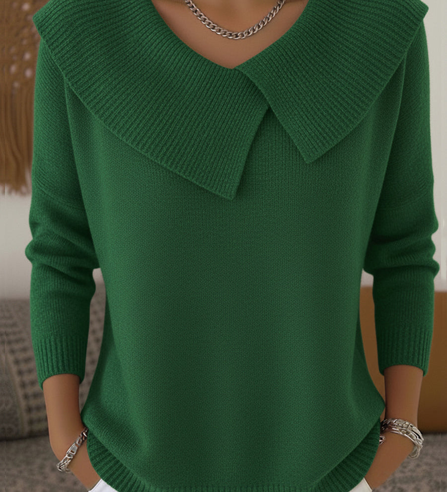 Aoibheann — Jumper with Plush Collar