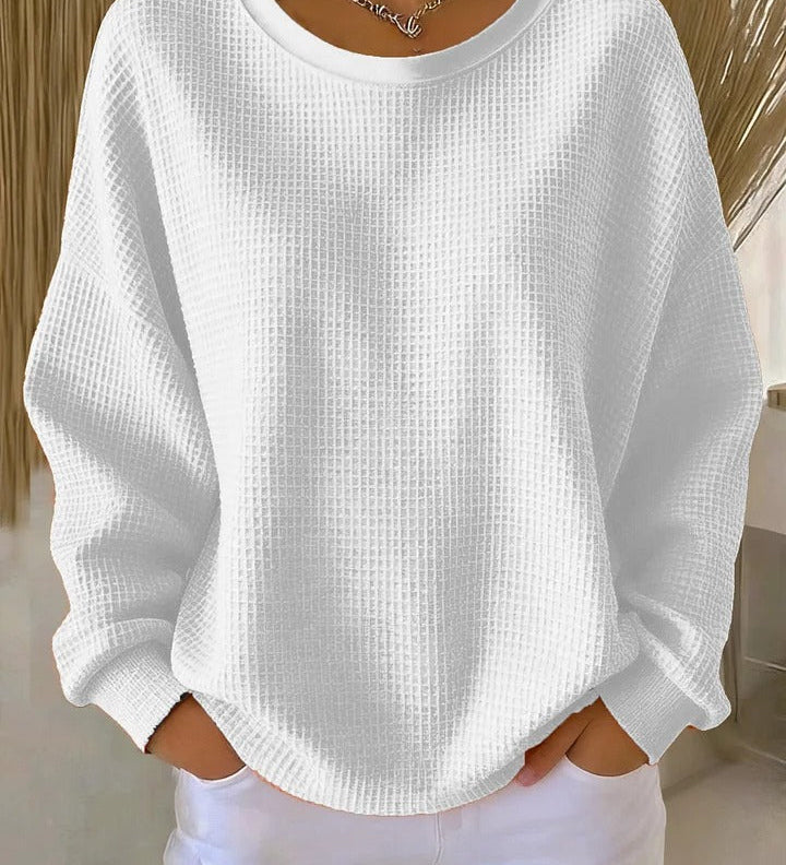 Líadan — Timeless Waffle-Knit Jumper