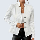 Aoife — Sculpted Button Jacket