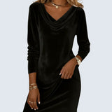 Shauna — Loose Fitting Velvet Dress