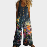 Nicola — Flowing Printed Jumpsuit