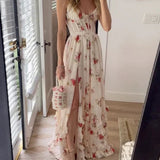 Kathleen — Floral Pattern Midi Dress