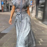 Rebecca — Printed Two-Piece Boho Set