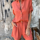 Amy — Airy Buttoned Set