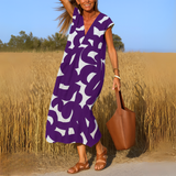 Muireann — Flowing dress with V-neck