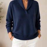 Treasa — Cosy V-Neck Jumper